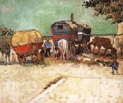 The Caravans Vincent Van Gogh